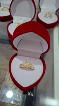 Anillo Ajustable Flores Blancas 🌼| Baño de oro