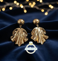 Aretes de Hoja 🍃| Baño de oro