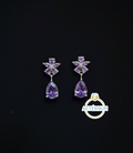Aretes Morados 💜| Acero inoxidable
