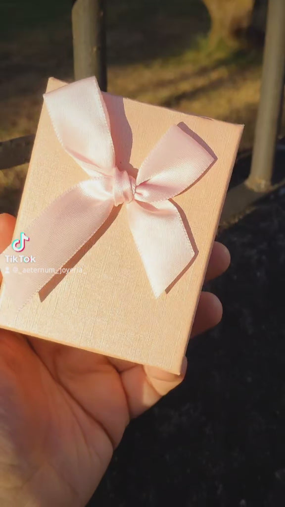Pulsera Encanto Rosa 💖| Baño de oro