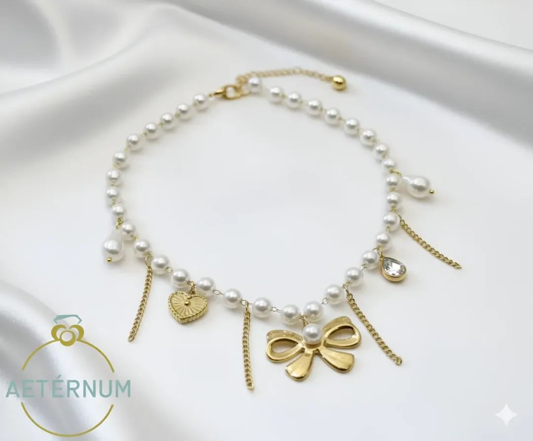 Collar de Lazo 🎀| Acero inoxidable