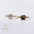 Anillo de huellita de perro