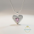 Collar de corazón 💖🤍